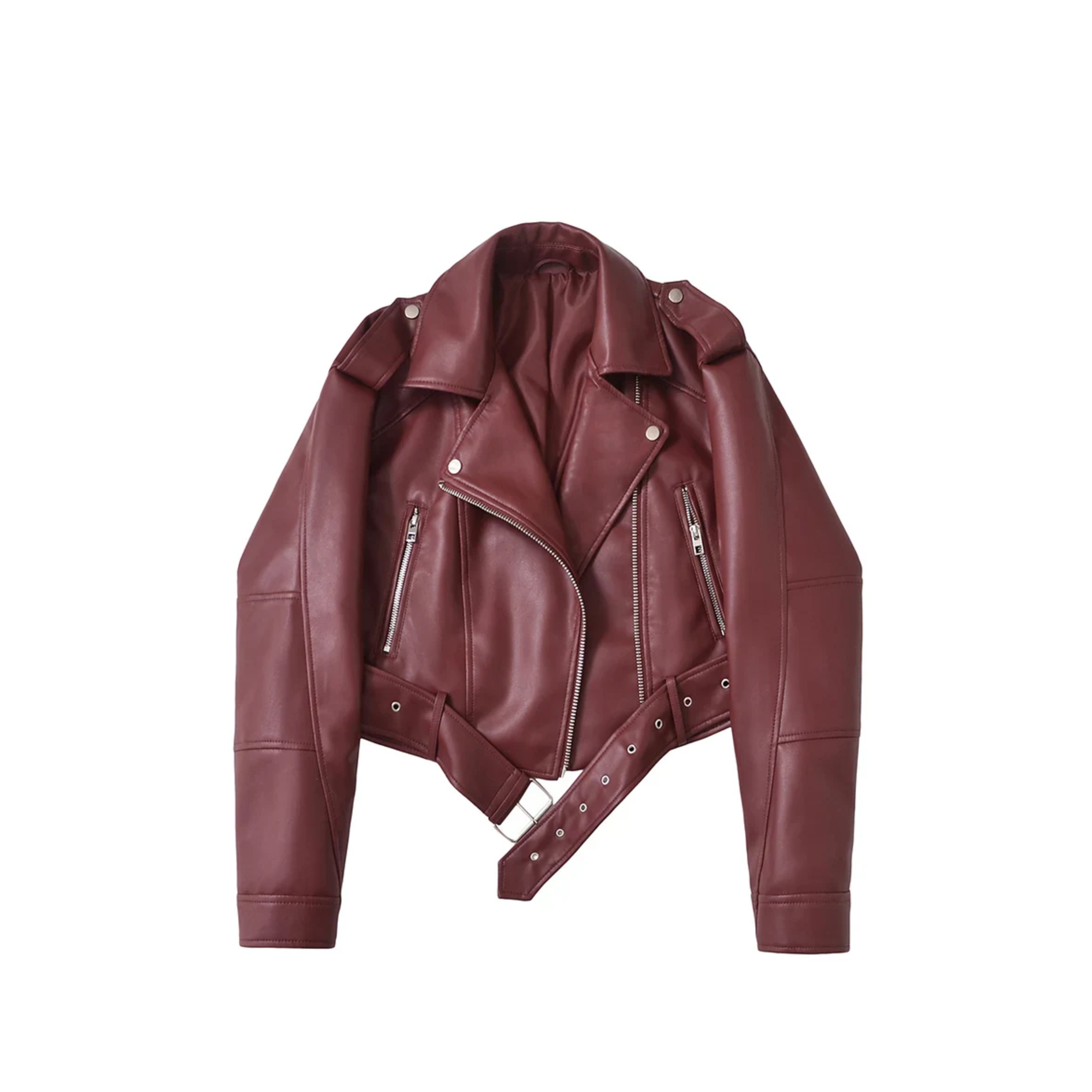Jaqueta de Couro Feminina Streetwear - Bari