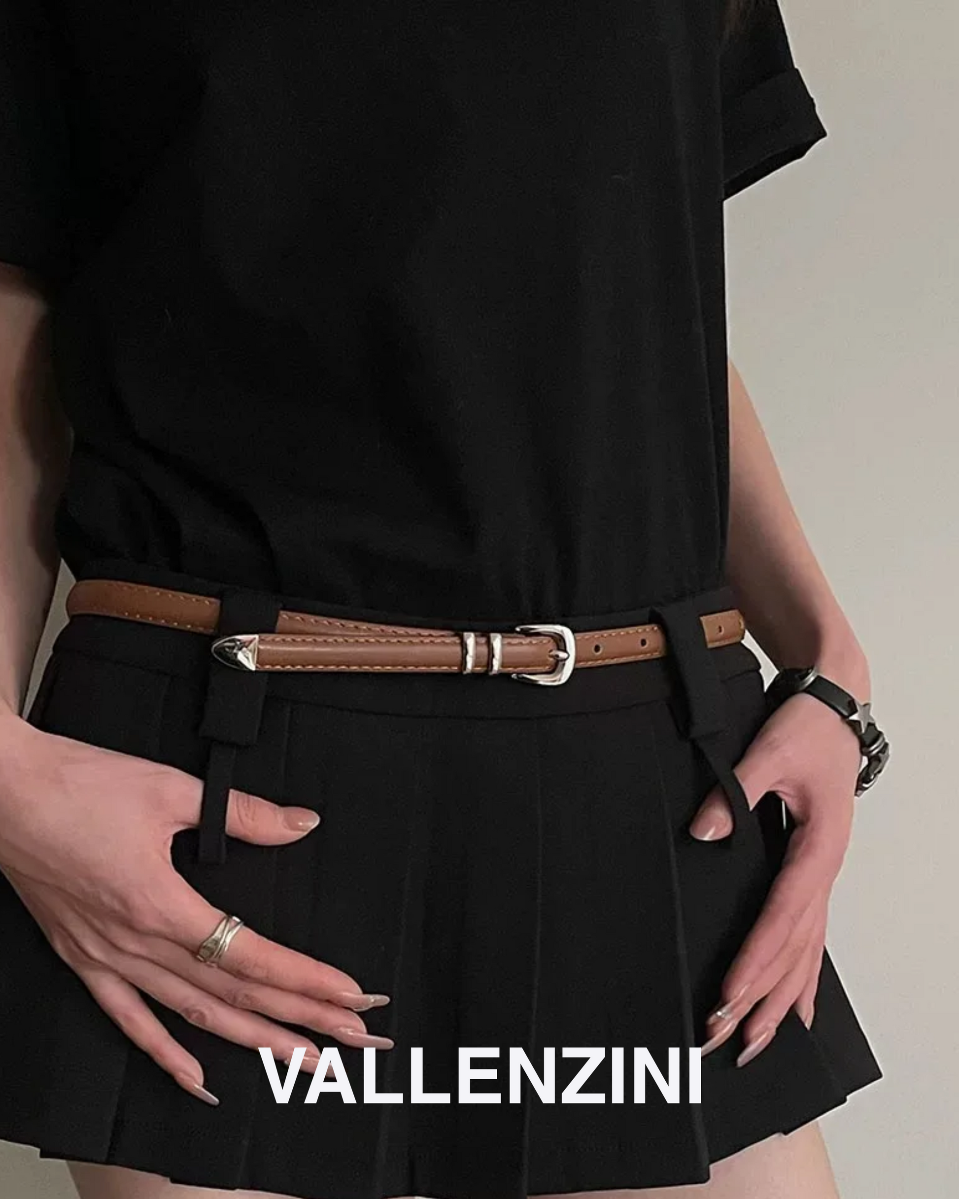 Cinto de Couro Feminino - Cervinia