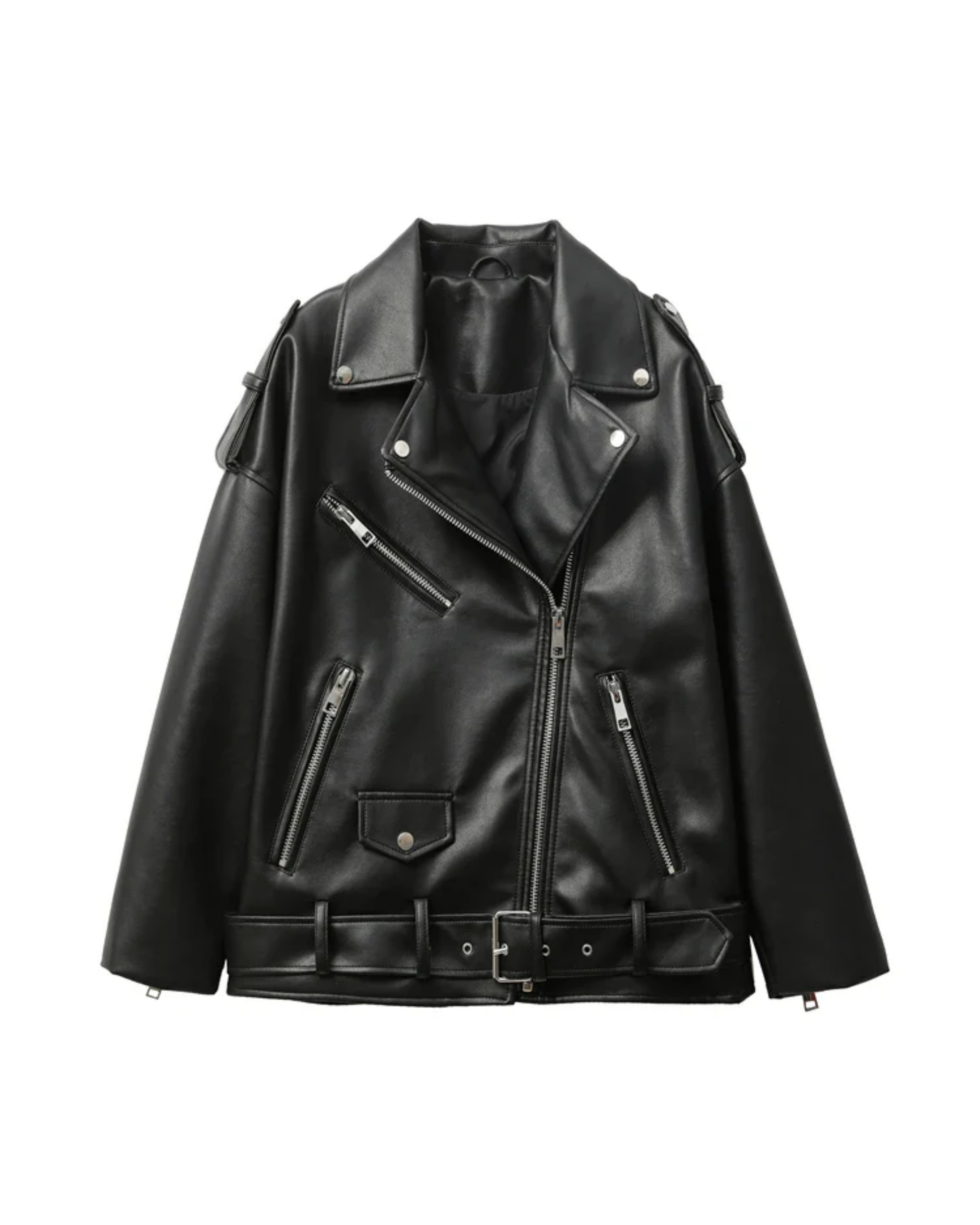Jaqueta de Couro Biker Feminina - Palermo