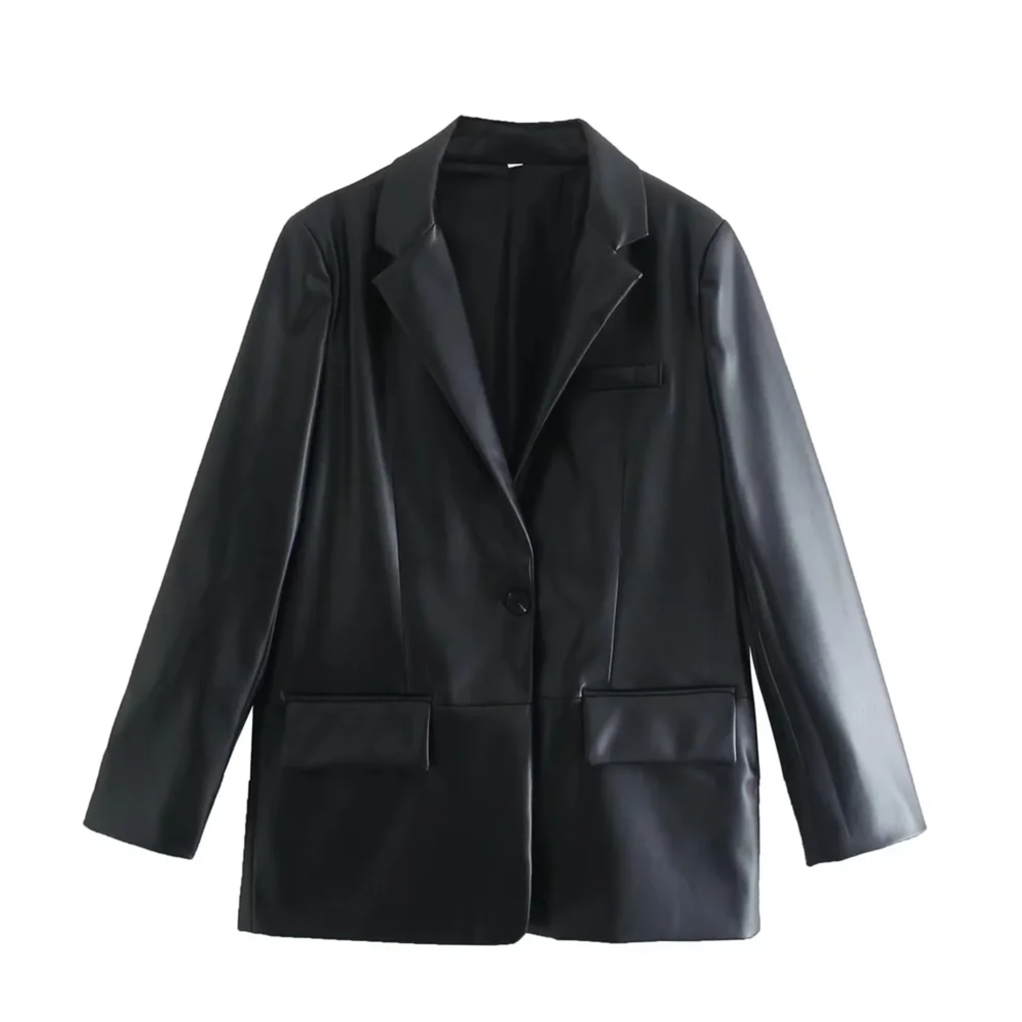 Blazer de Couro Feminino - Bologna