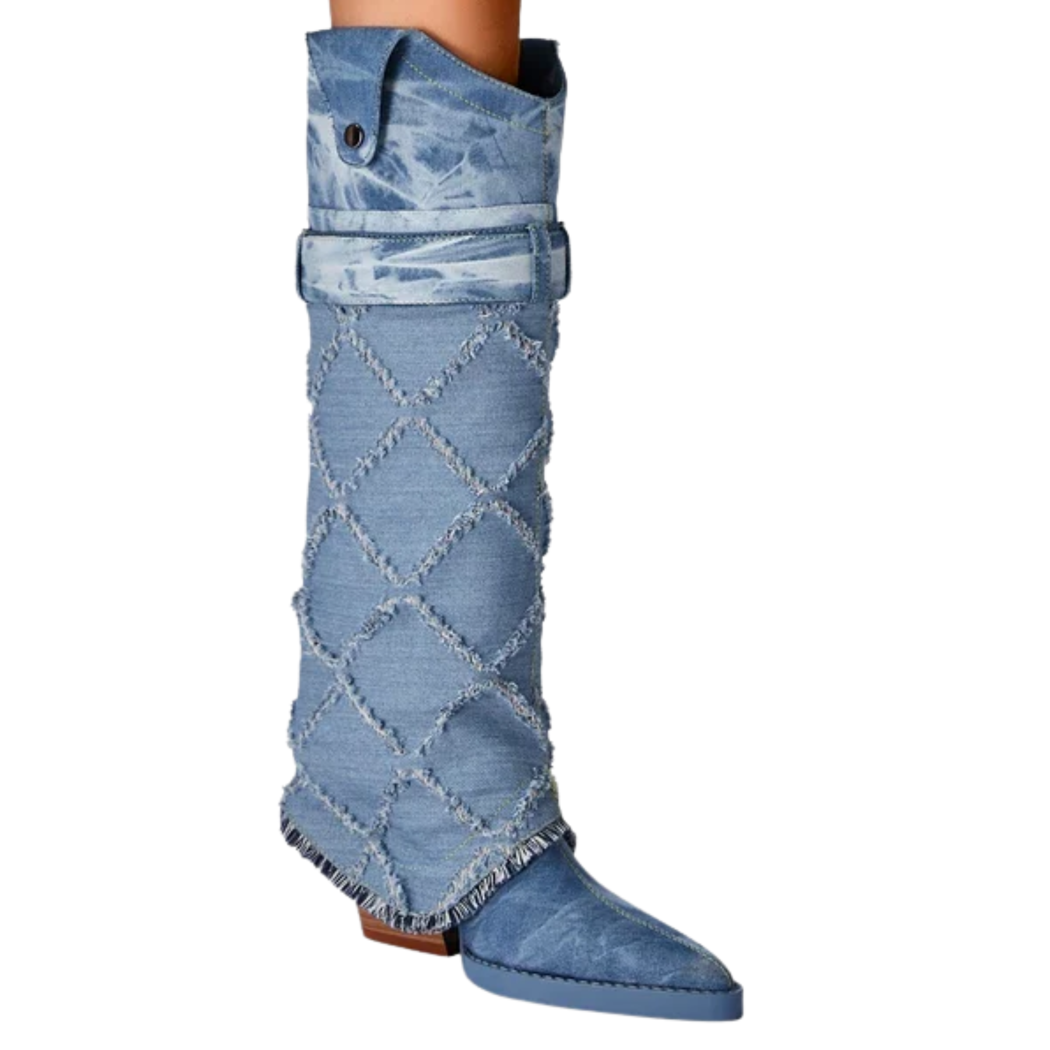 Bota Jeans Cano Alto - Sanremo