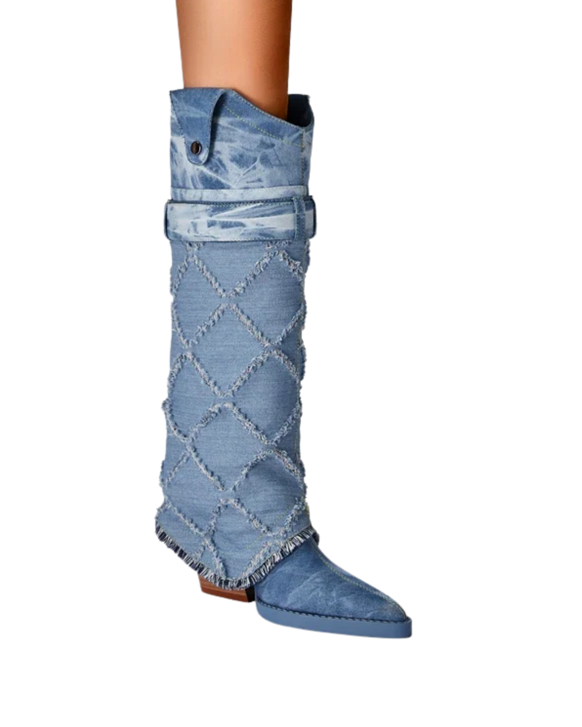 Bota Jeans Cano Alto - Sanremo