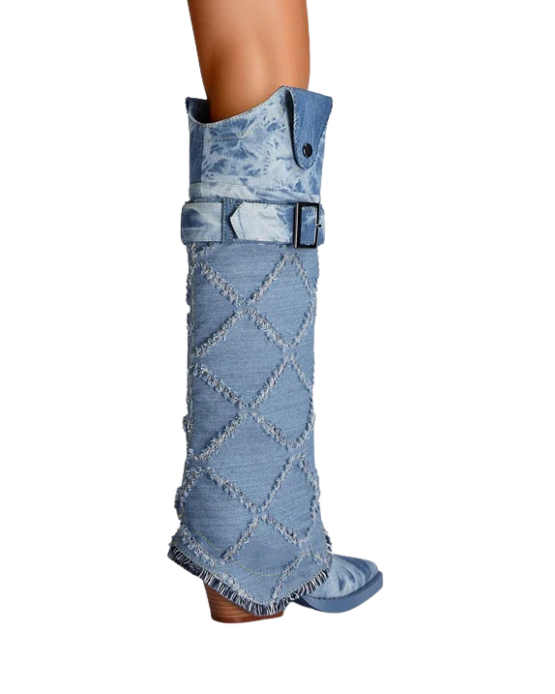 Bota Jeans Cano Alto - Sanremo