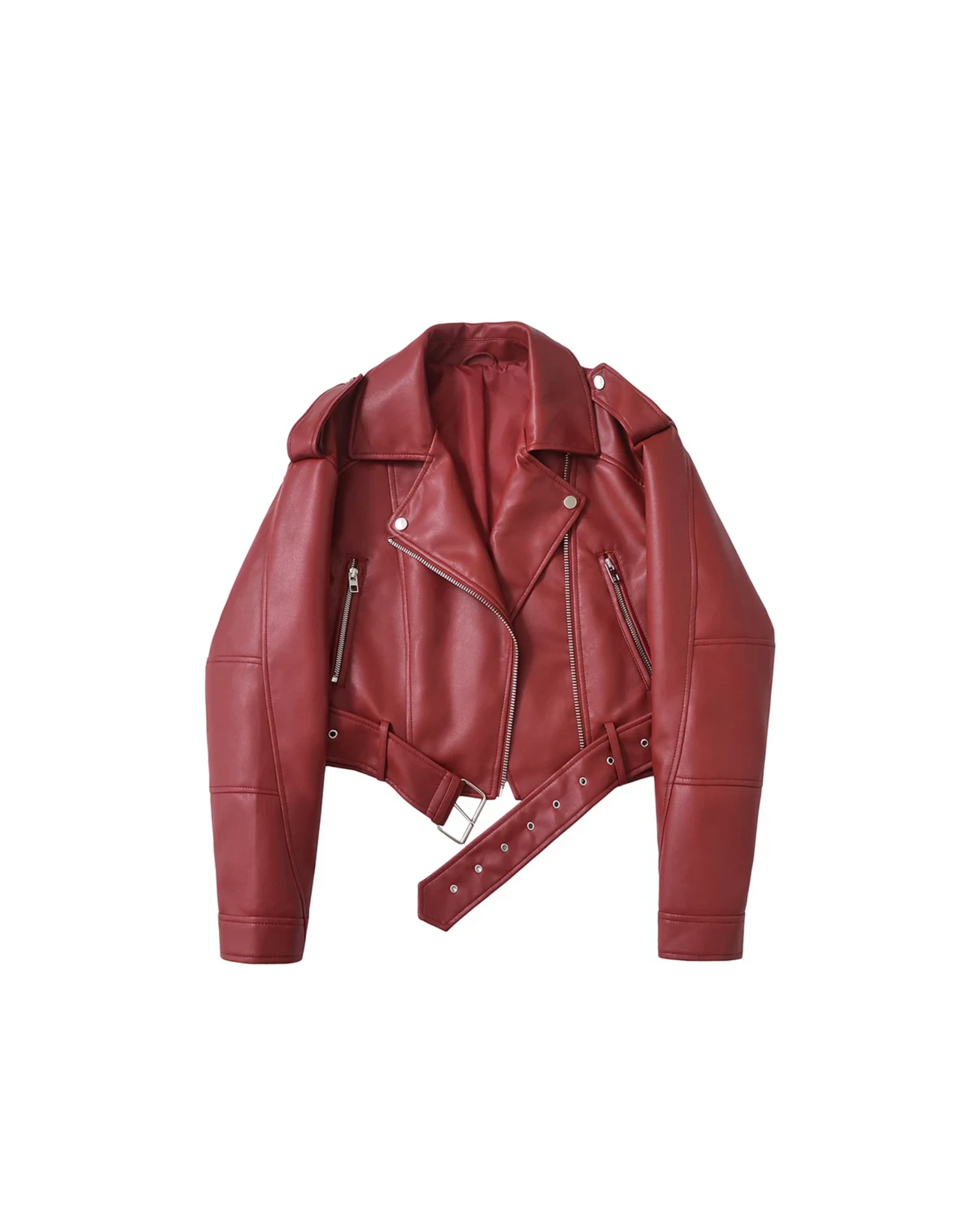 Jaqueta de Couro Feminina Streetwear - Bari