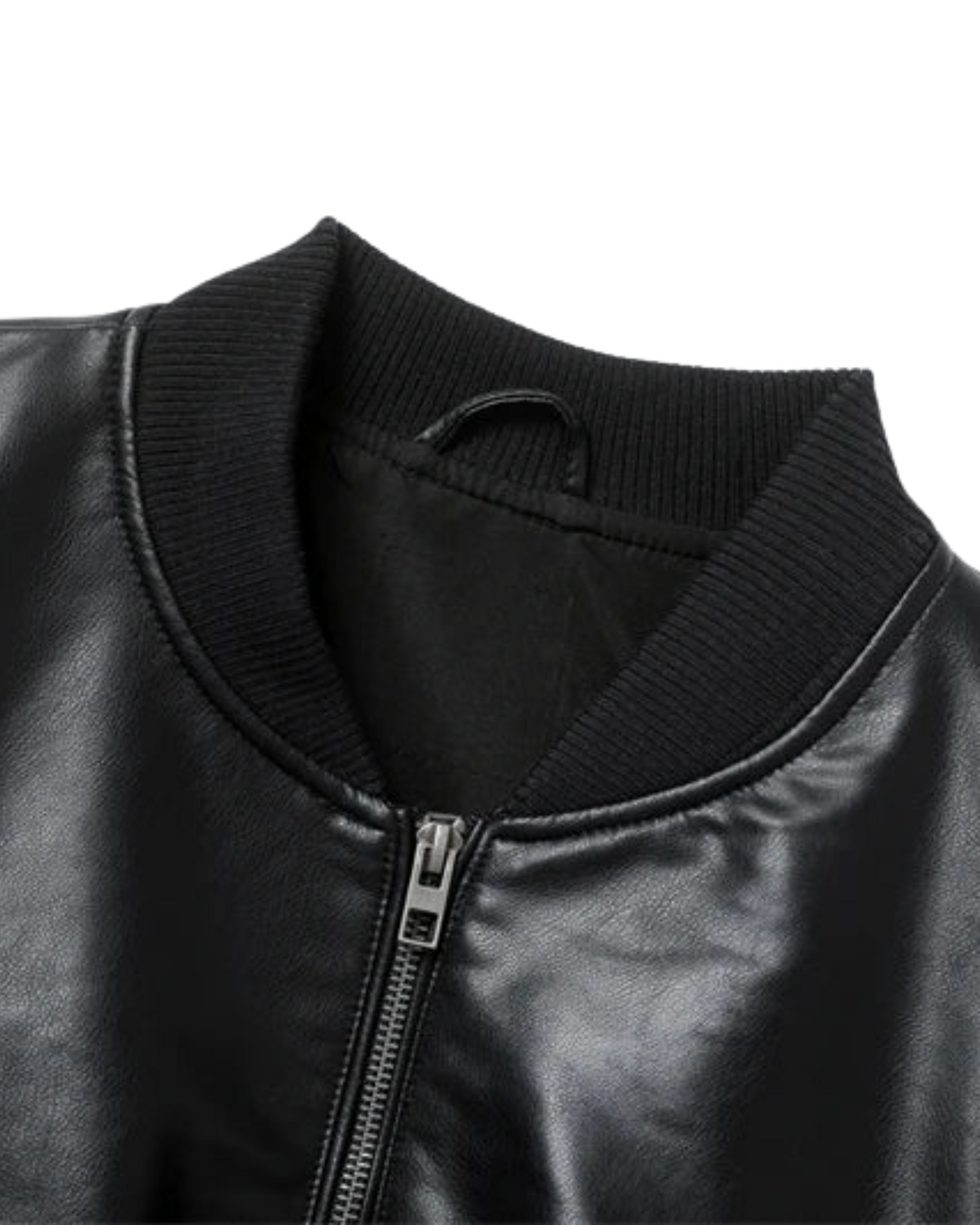 Jaqueta Bomber de Couro Feminina - Siena