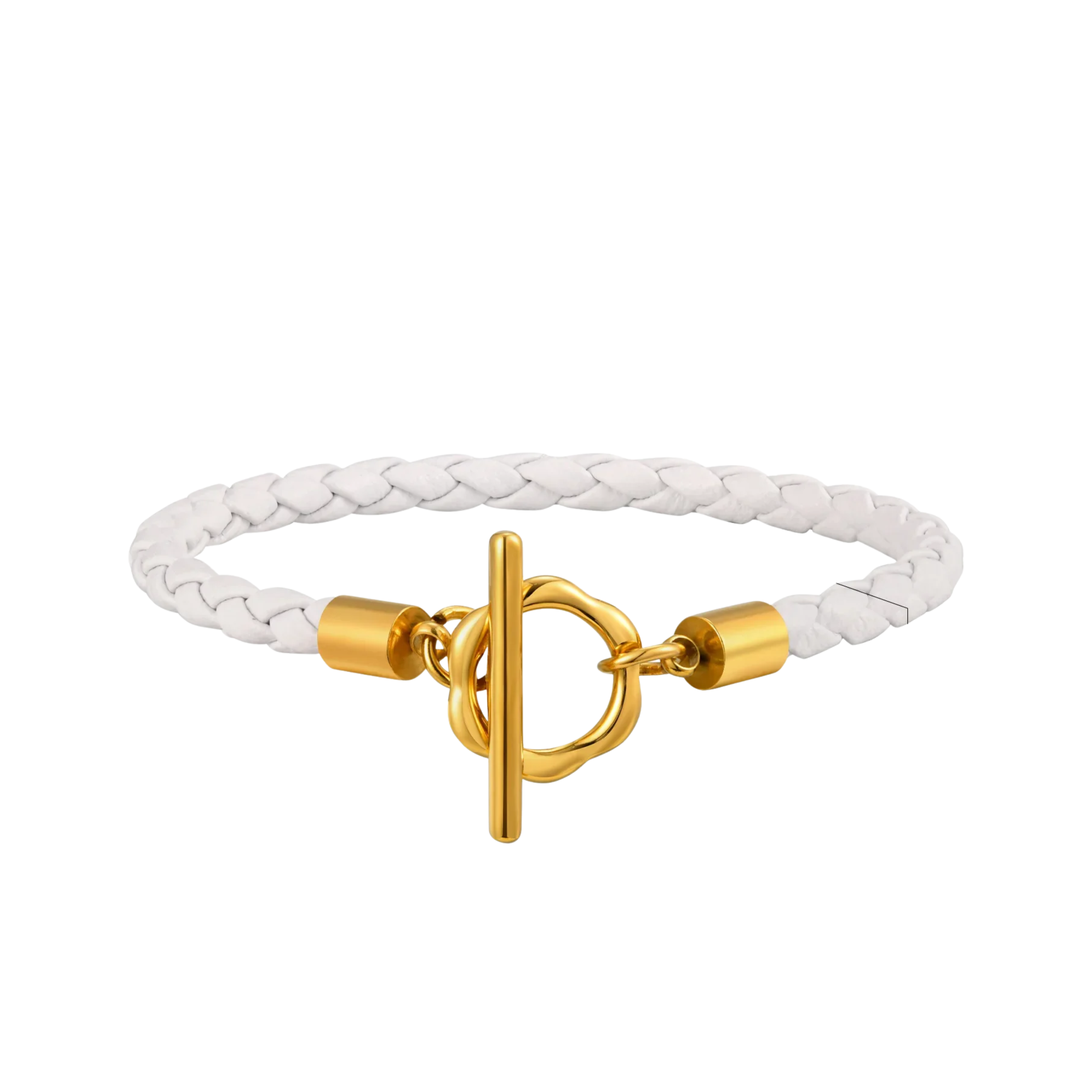 Pulseira Trançada de Couro - Cesena