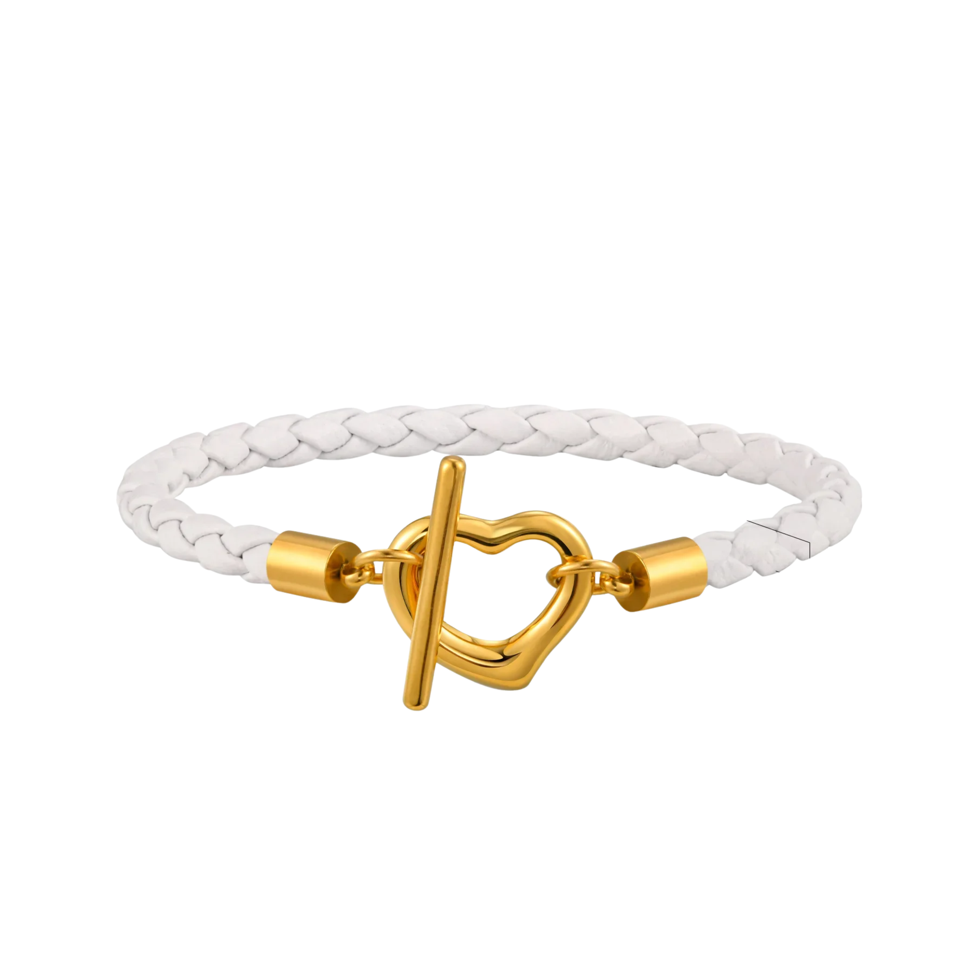 Pulseira Trançada de Couro - Cesena