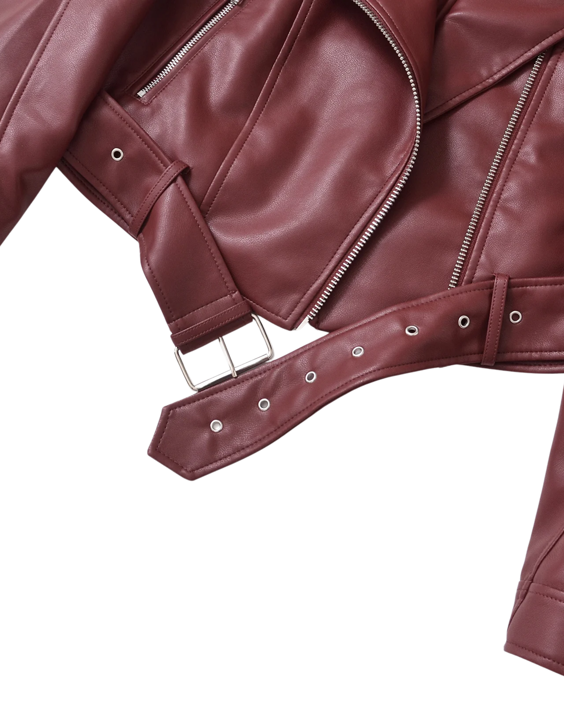 Jaqueta de Couro Feminina Streetwear - Bari