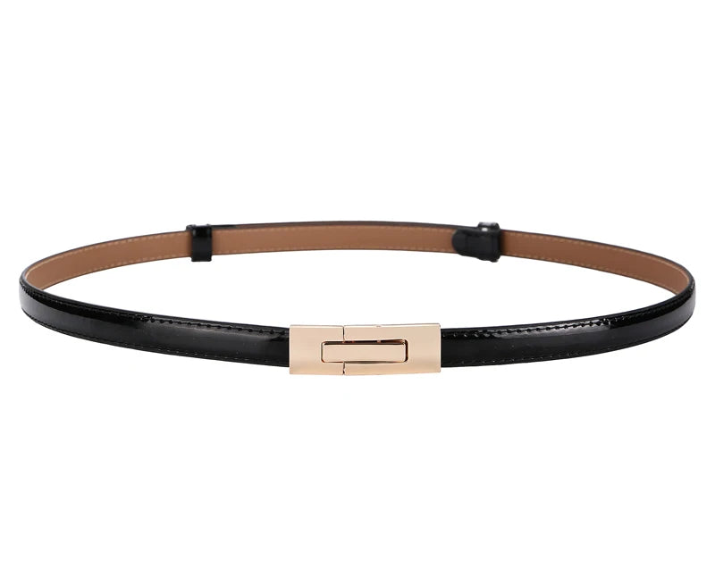 Cinto de Couro Ajustável Feminino - Cortona