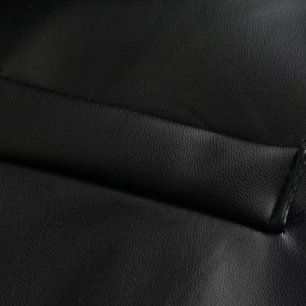 Blazer de Couro Feminino - Bologna