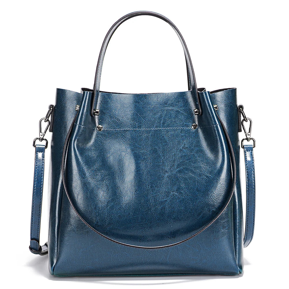 Bolsa Tote de Couro - La Spezia