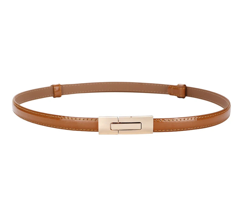 Cinto de Couro Ajustável Feminino - Cortona