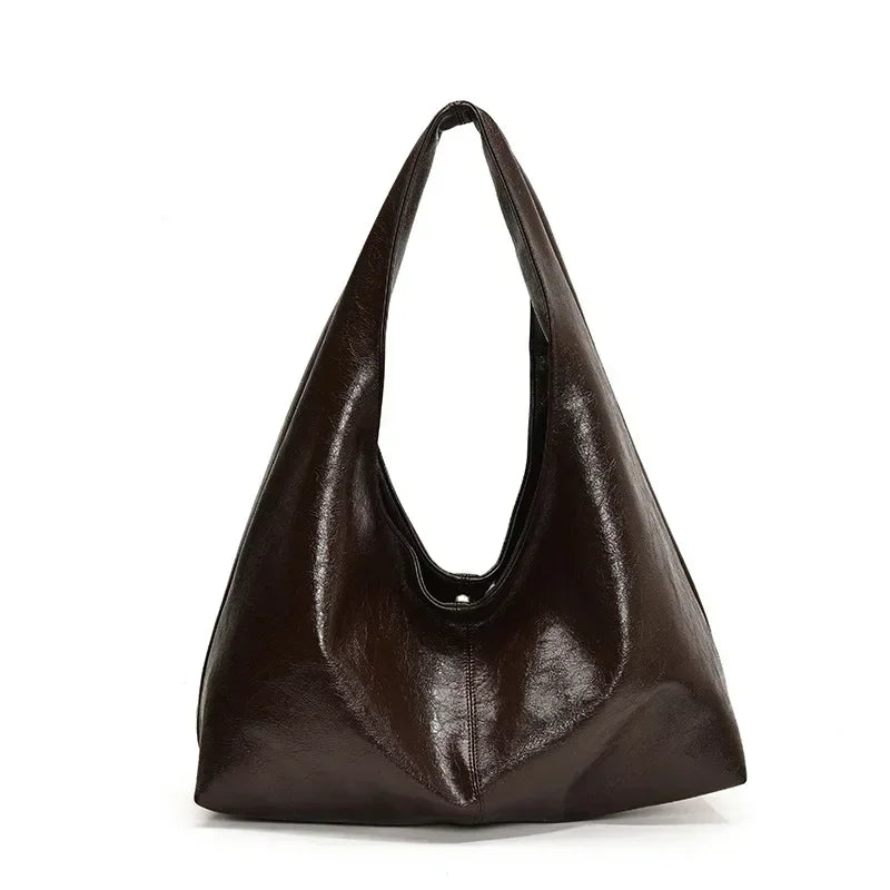 Bolsa Triangular de Couro - Aosta