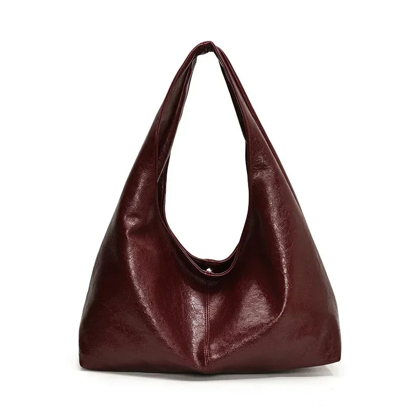 Bolsa Triangular de Couro - Aosta