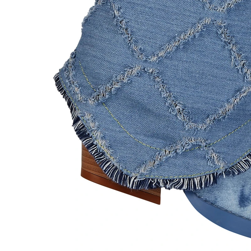 Bota Jeans Cano Alto - Sanremo
