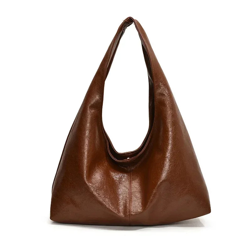 Bolsa Triangular de Couro - Aosta