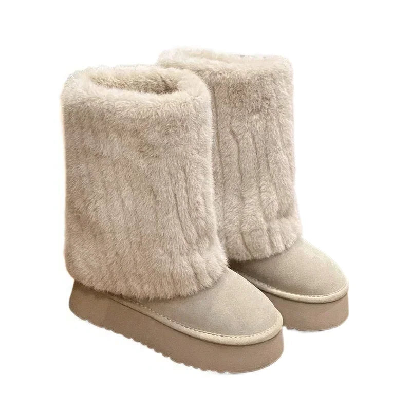 Bota Peluciada Cano Alto - Livorno