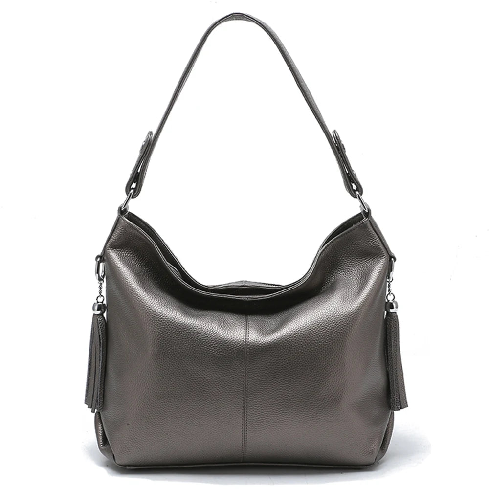 Bolsa de Ombro de Couro - Bolzano
