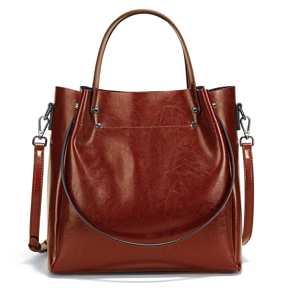 Bolsa Tote de Couro - La Spezia